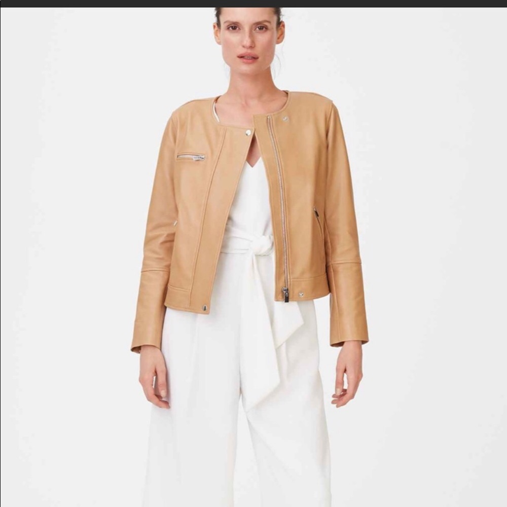 Brand new Club Monaco leather jacket